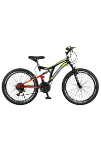 Serraro 26 Sarı Double Jant Bisiklet Çift Amortisörlü